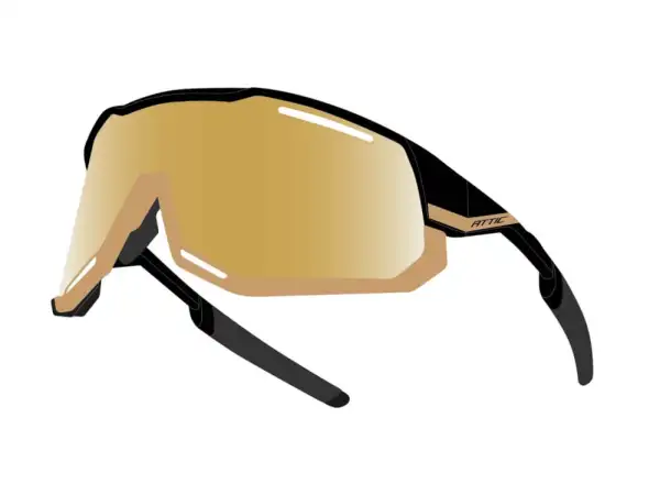 Force Attic cycling sunglasses black/gold
