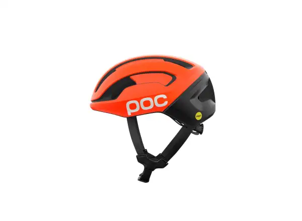 POC Omne Beacon MIPS road helmet Fluorescent Orange Matt/Uranium Black Matt
