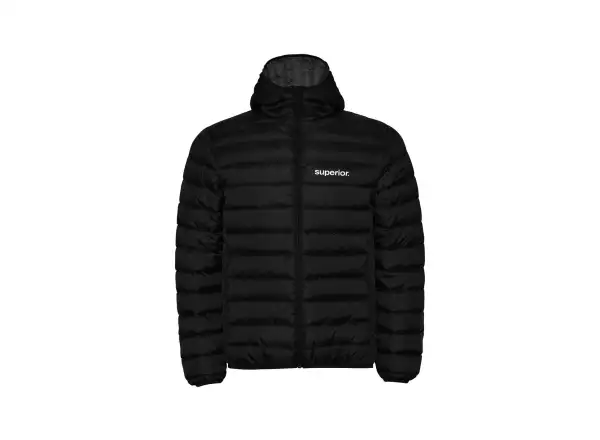 Superior Silk Print men's jacket Black