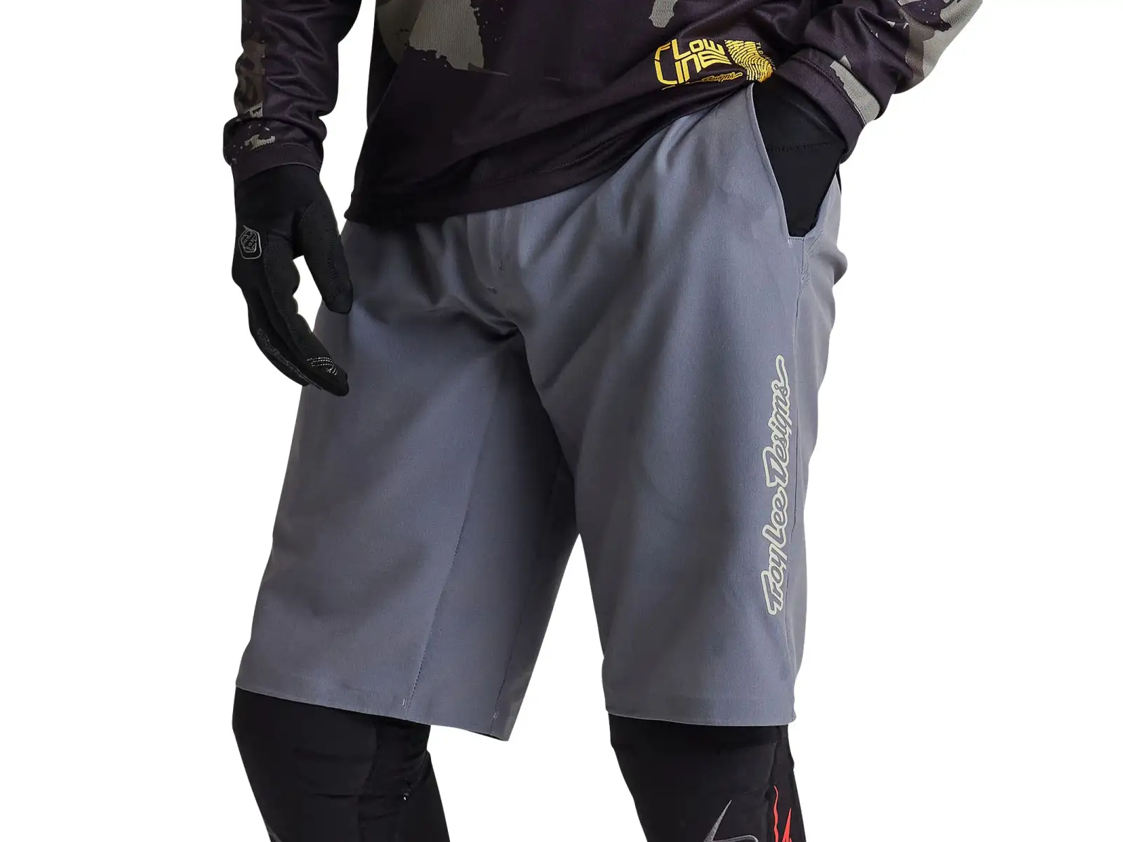 Troy Lee Designs Flowline Superlyte men's shorts Mono Charcoal