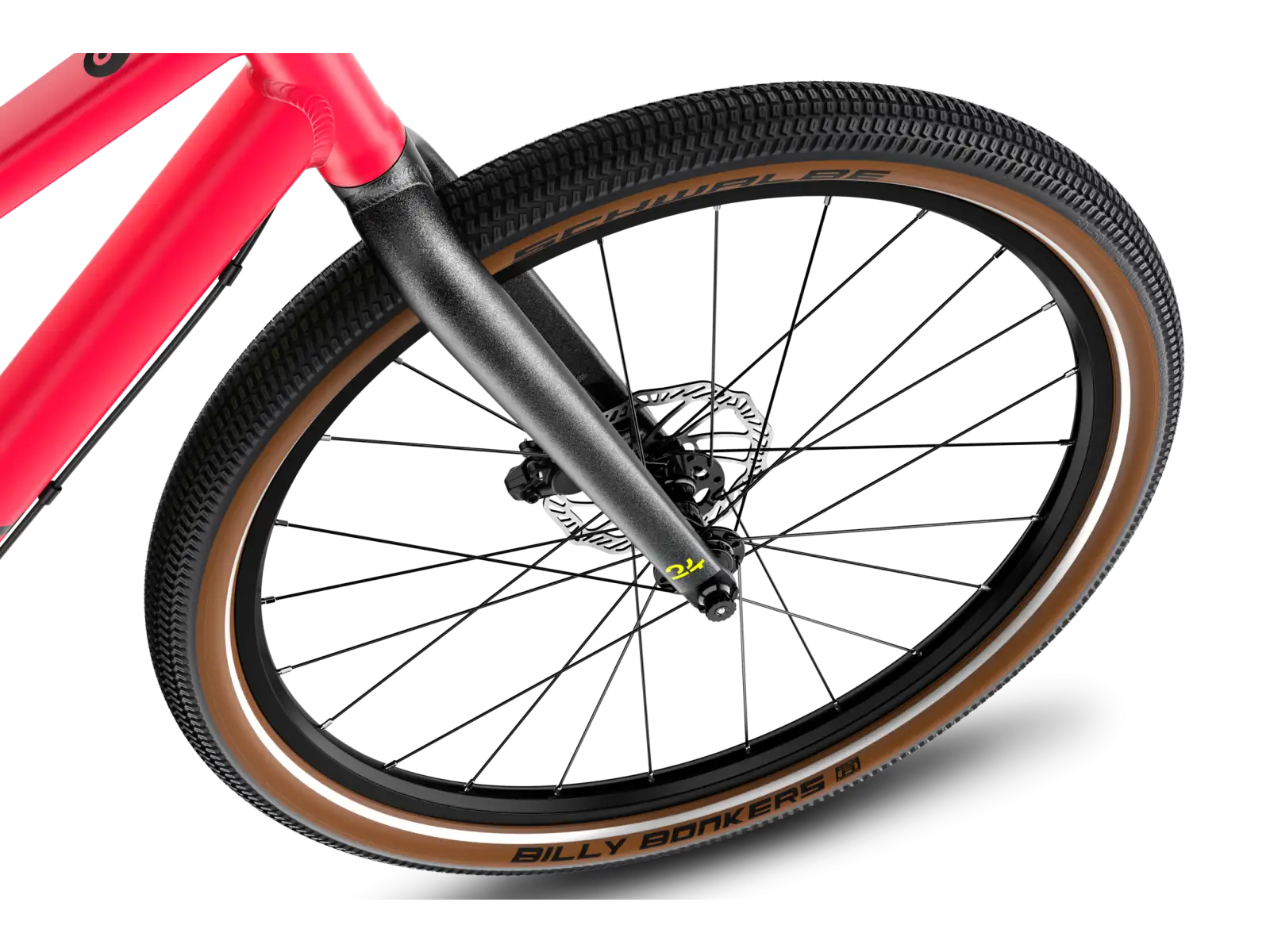 Woom 5 EXPLORE kids bike neon pink