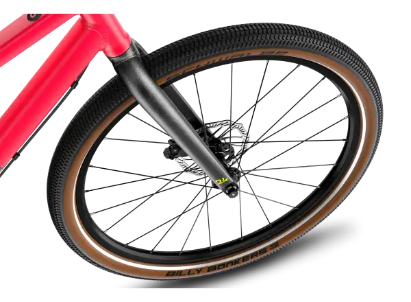 Woom 5 EXPLORE kids bike neon pink