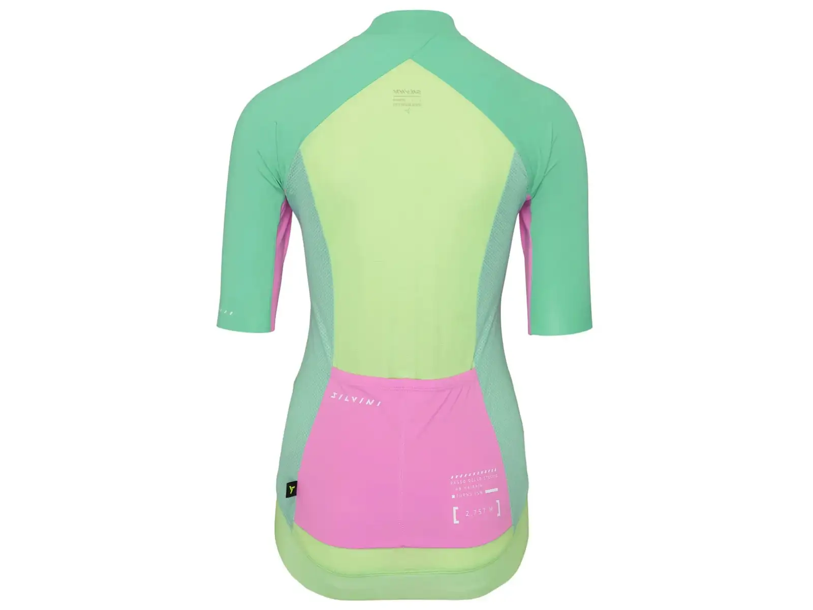Silvini Stelvia women's jersey short sleeve Ocean/Blush