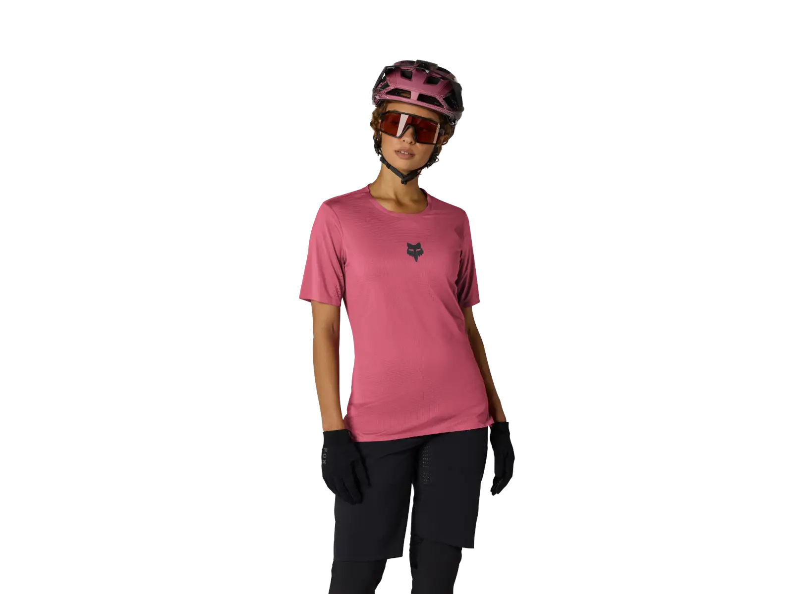 Fox Flexair women's jersey short sleeve Berry