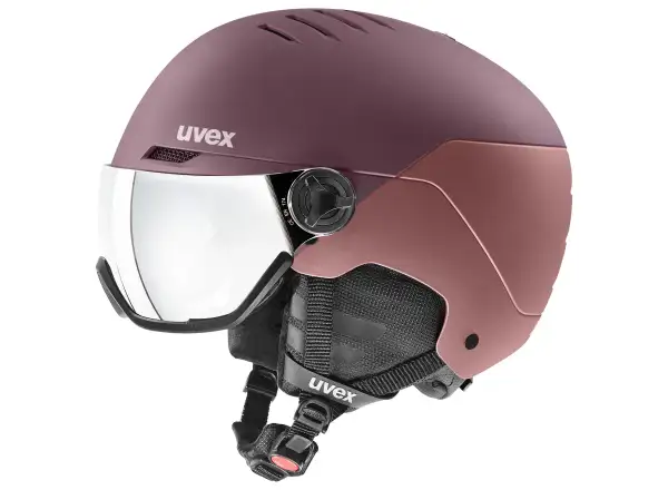 Uvex Wanted Visor ski helmet bramble/antique rose