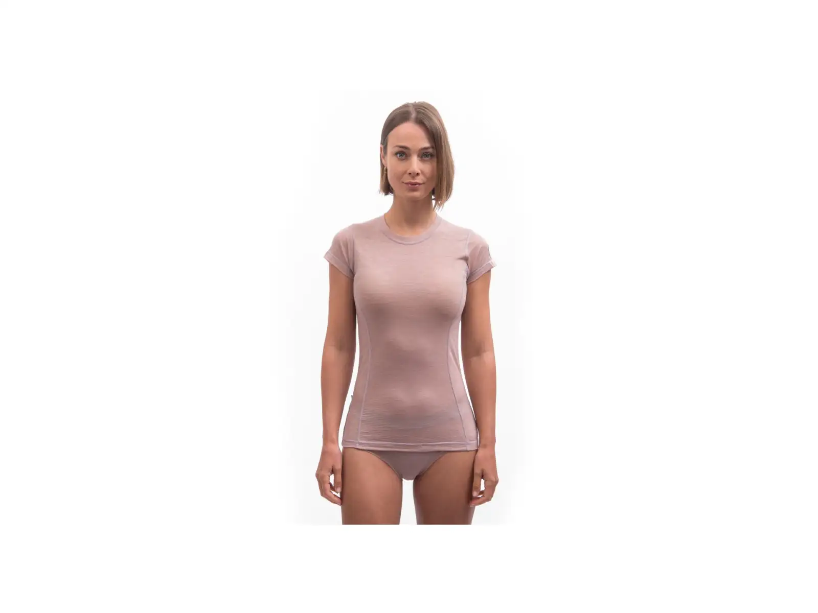 Sensor Merino Air women's t-shirt short sleeve Dusty Pink
