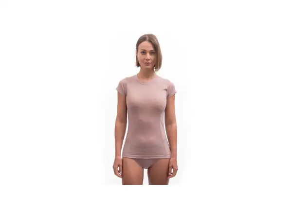 Sensor Merino Air women's t-shirt short sleeve Dusty Pink