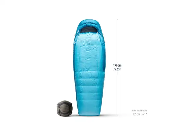 Sea To Summit Trek women's sleeping bag -9C Blue Atoll
