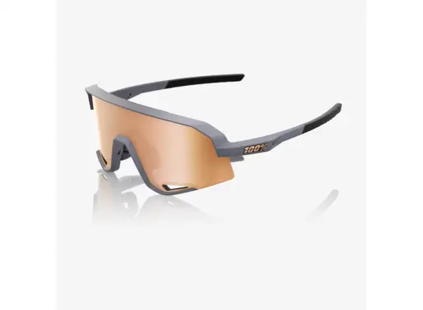 100% Slendale sunglasses Soft Tact Grey/HiPER Copper Mirror