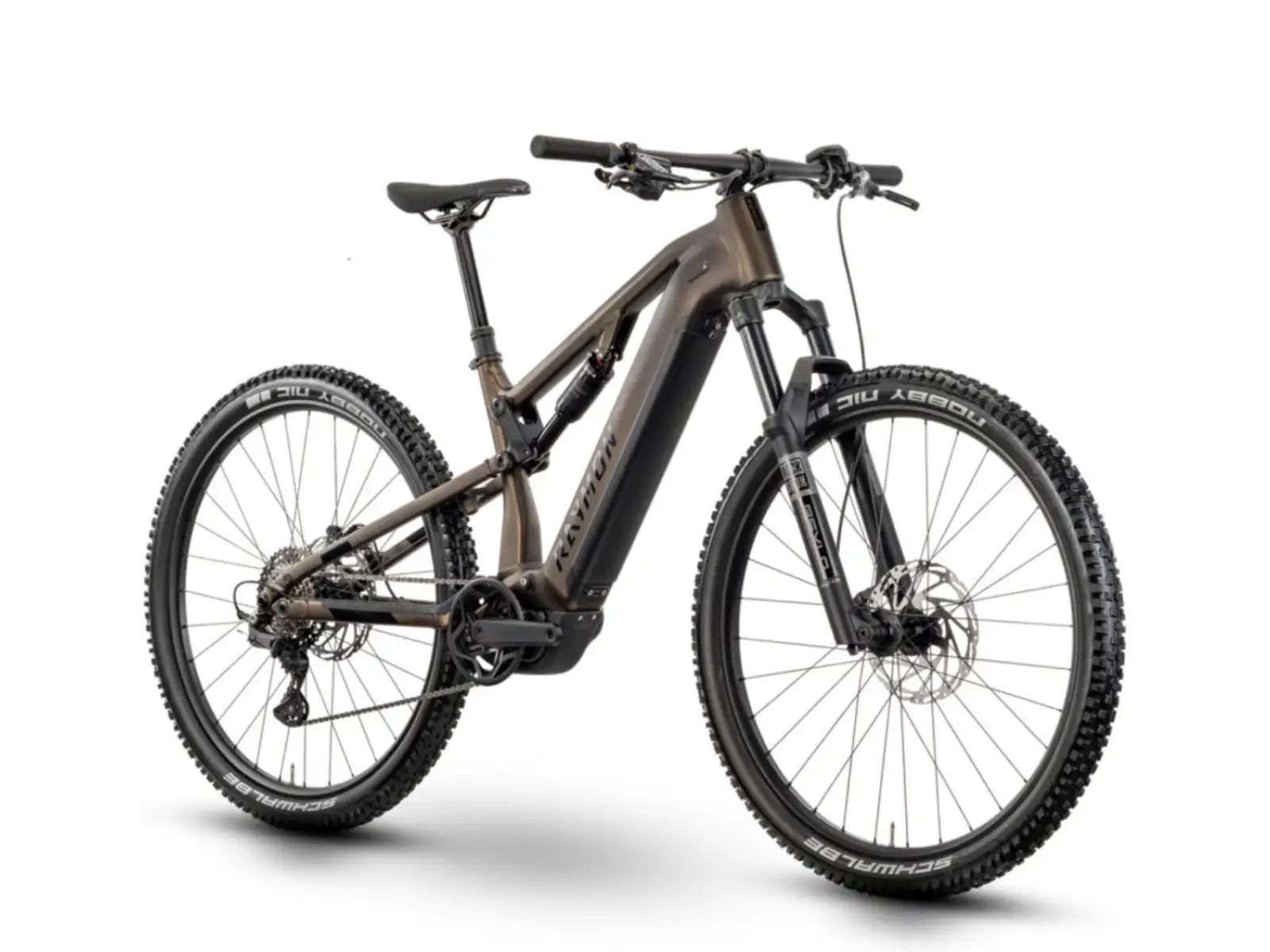 Raymon Trailray 120 Pro full suspension e-bike Tenmokubrown