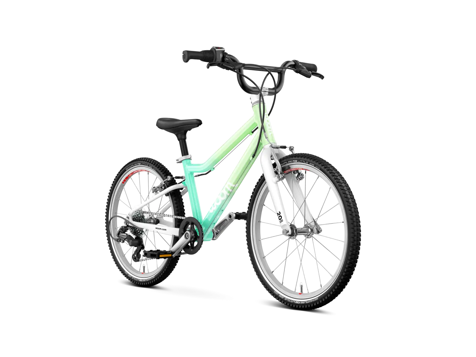 Woom GO 4 kids bike 20 Spearmint Crush Limited