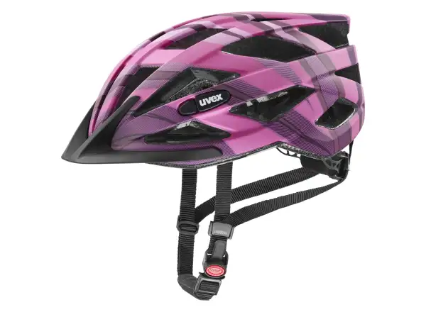 Uvex Air Wing CC helmet Plum/Pink Matt