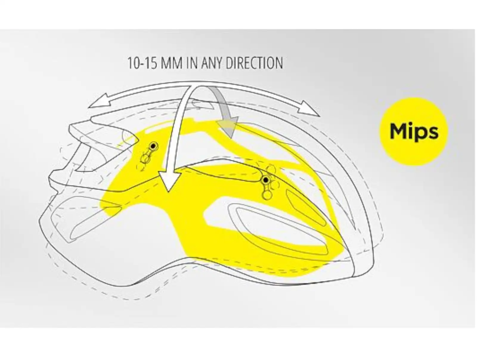 MET Rivale MIPS helmet Silver Gray/Glossy