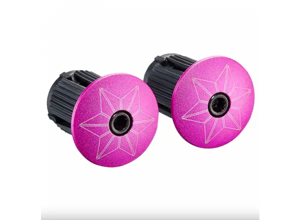 Supacaz Super Sticky Kush Classic handlebar tape Sakura/Pink plugs
