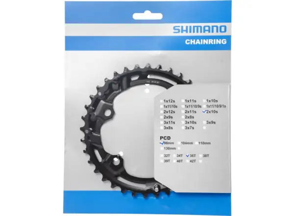 Shimano Deore FC-M4100-2/M4100-B2 Chainring 2x10 sp. 36 Teeth