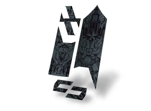 Unleazhed M02 Skin Sticker set stickers dawei dark