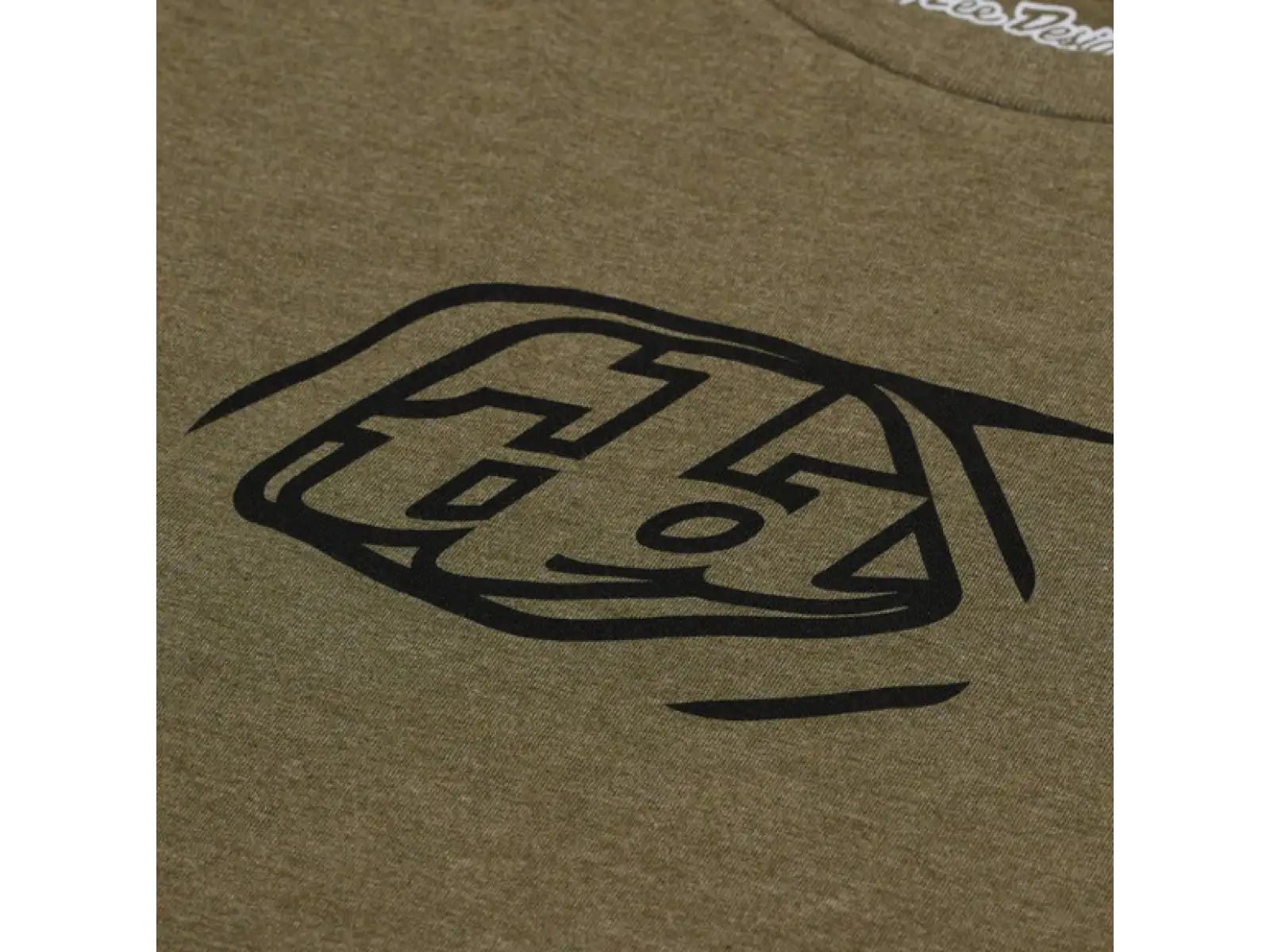 Troy Lee Designs Badge T-Shirt Short Sleeve Olive Heather