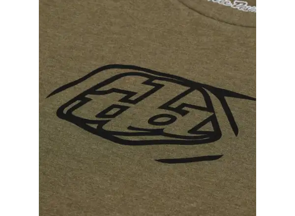 Troy Lee Designs Badge T-Shirt Short Sleeve Olive Heather