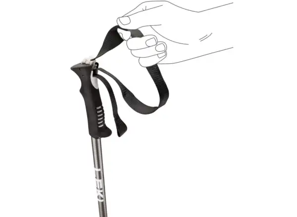 Leki Primacy ski poles Black/Light Anthracite/White