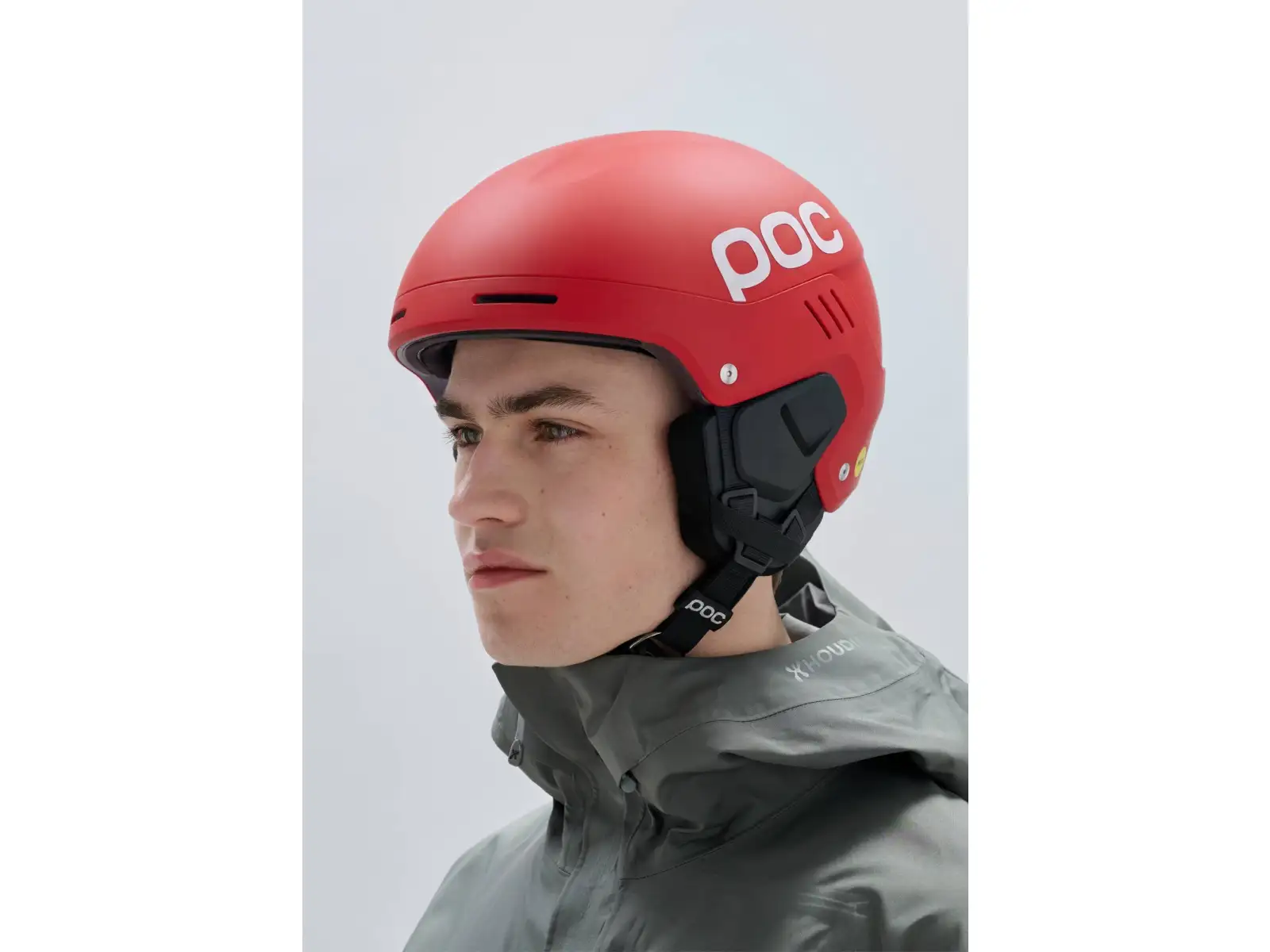 POC Arcus ski helmet Prismane Red Matt