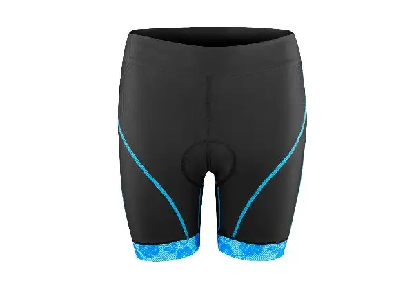 Force Rose women's high-waisted shorts black/blue