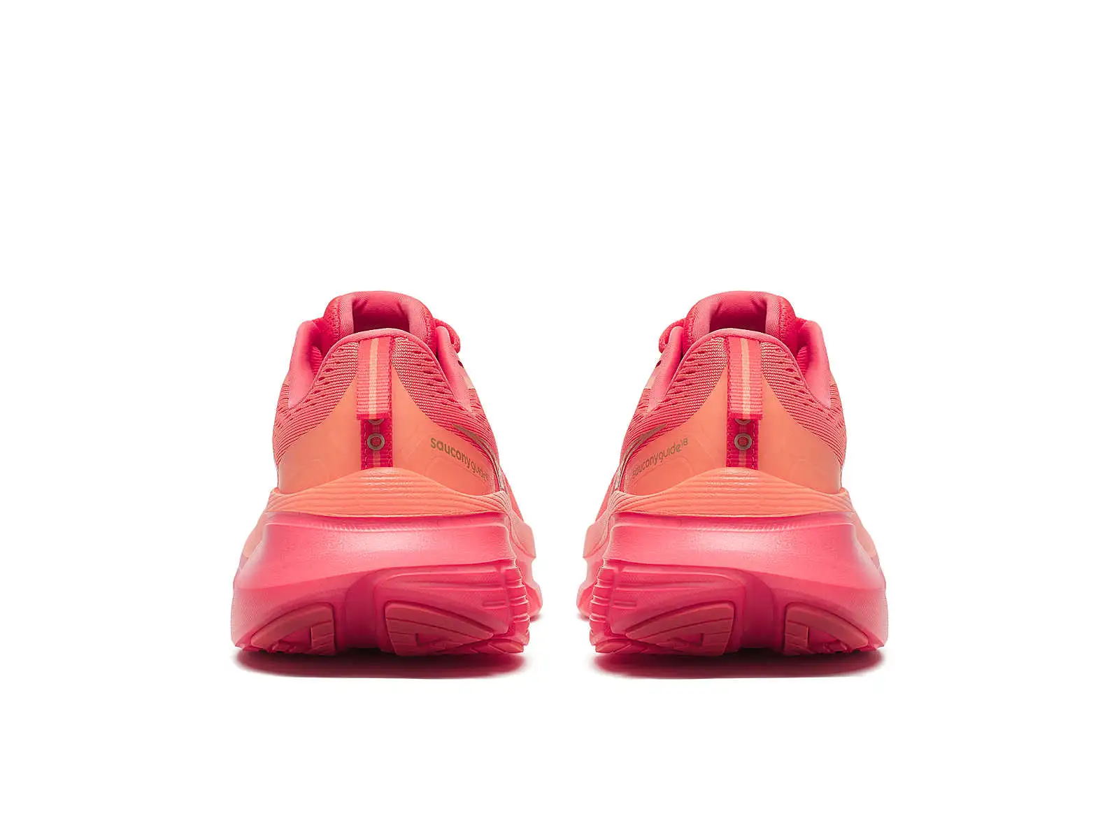 Saucony Guide 18 women's running shoes salmon/coral
