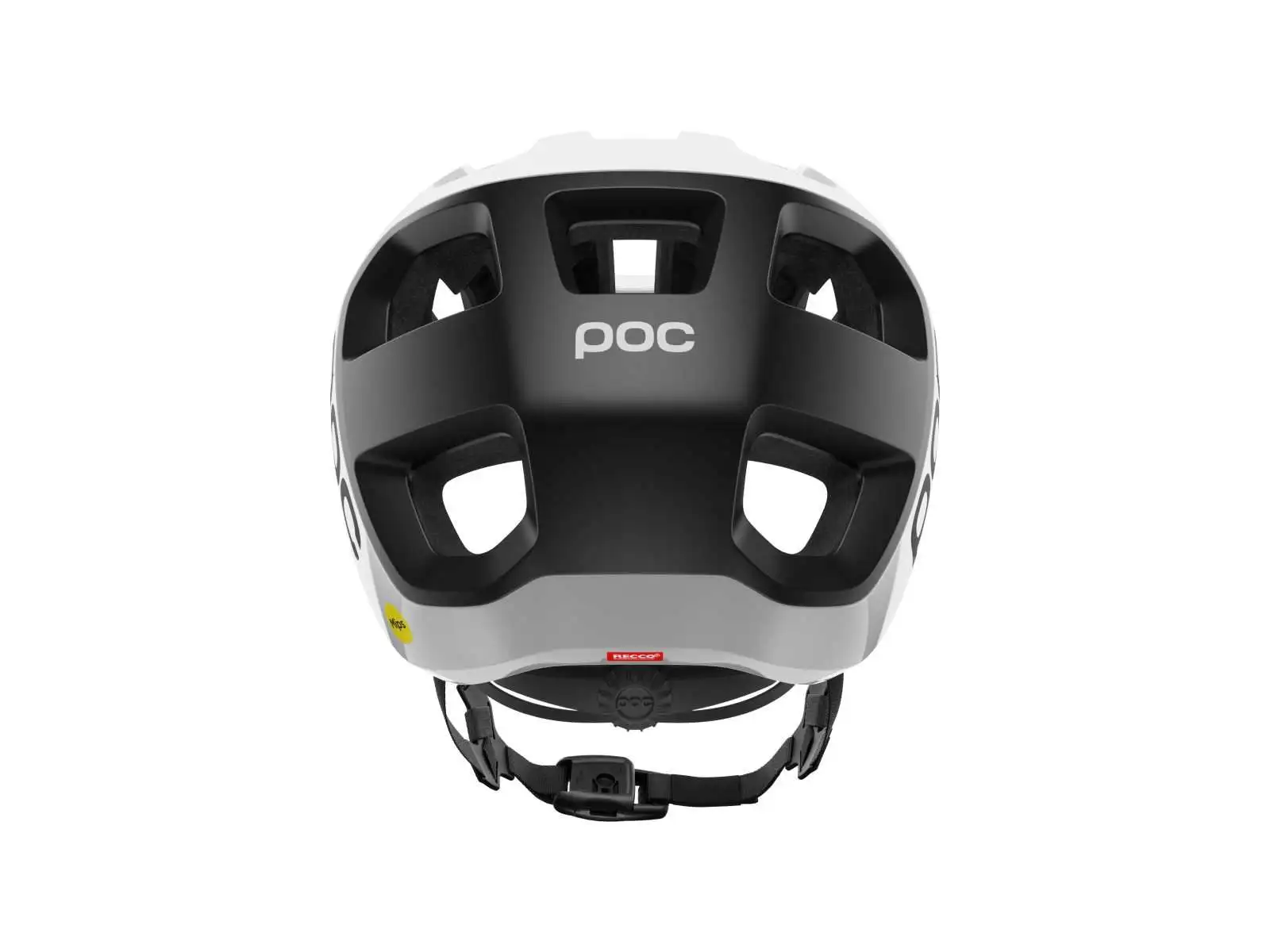 POC Cularis helmet Hydrogen White/Uranium Black Matt/Logo