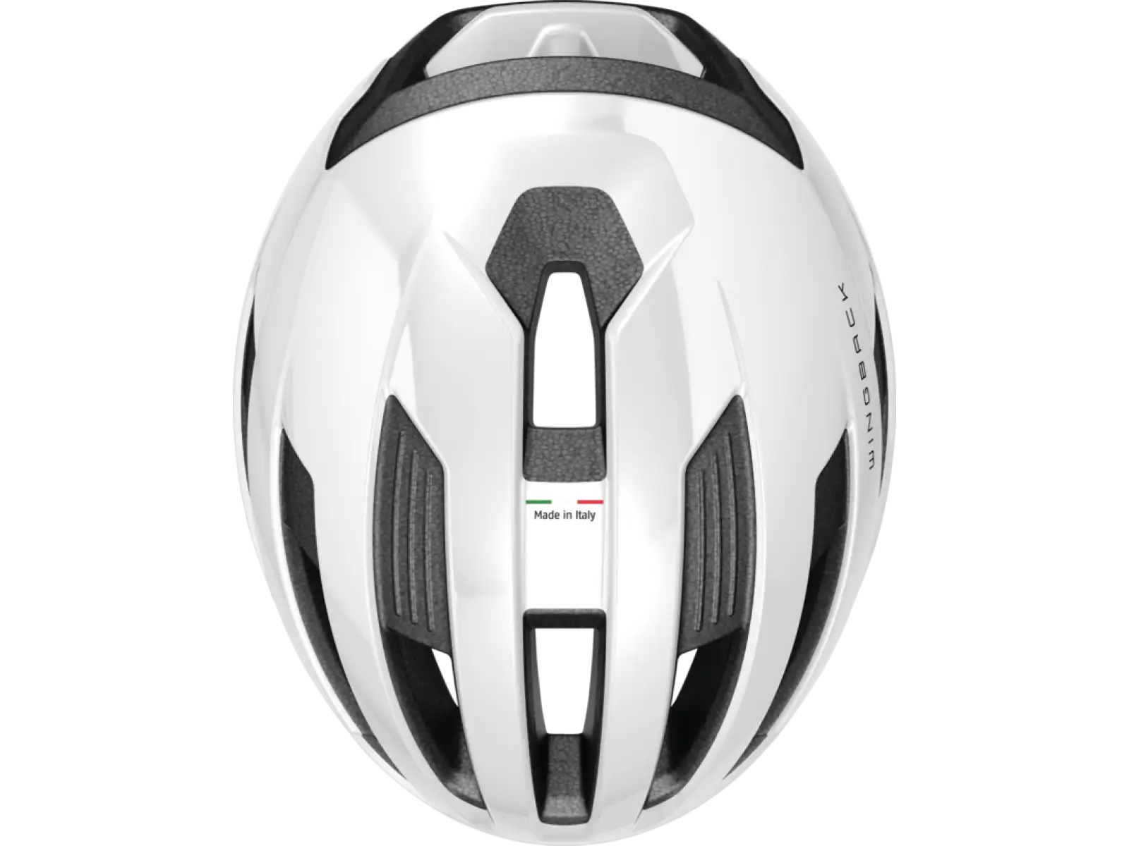 Abus WingBack road helmet Shiny White