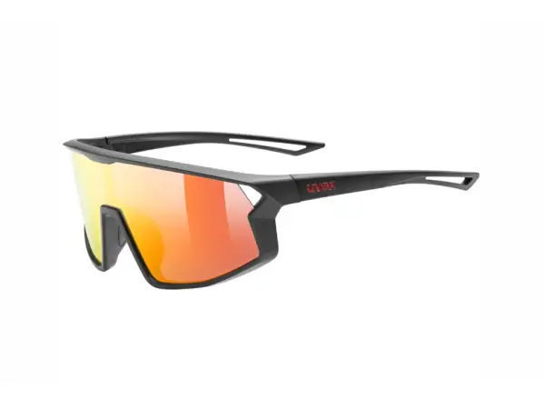 Uvex Skyryse JR. children's glasses Black Matt/Mirror Red