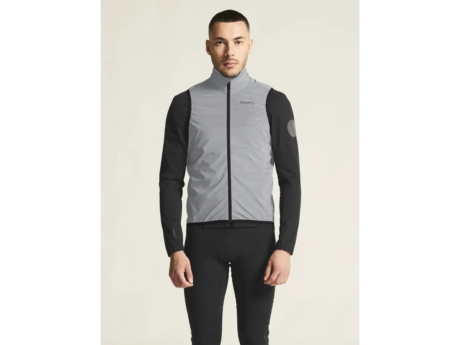 Craft ADV Essence Lumen Wind reflective men's vest grey