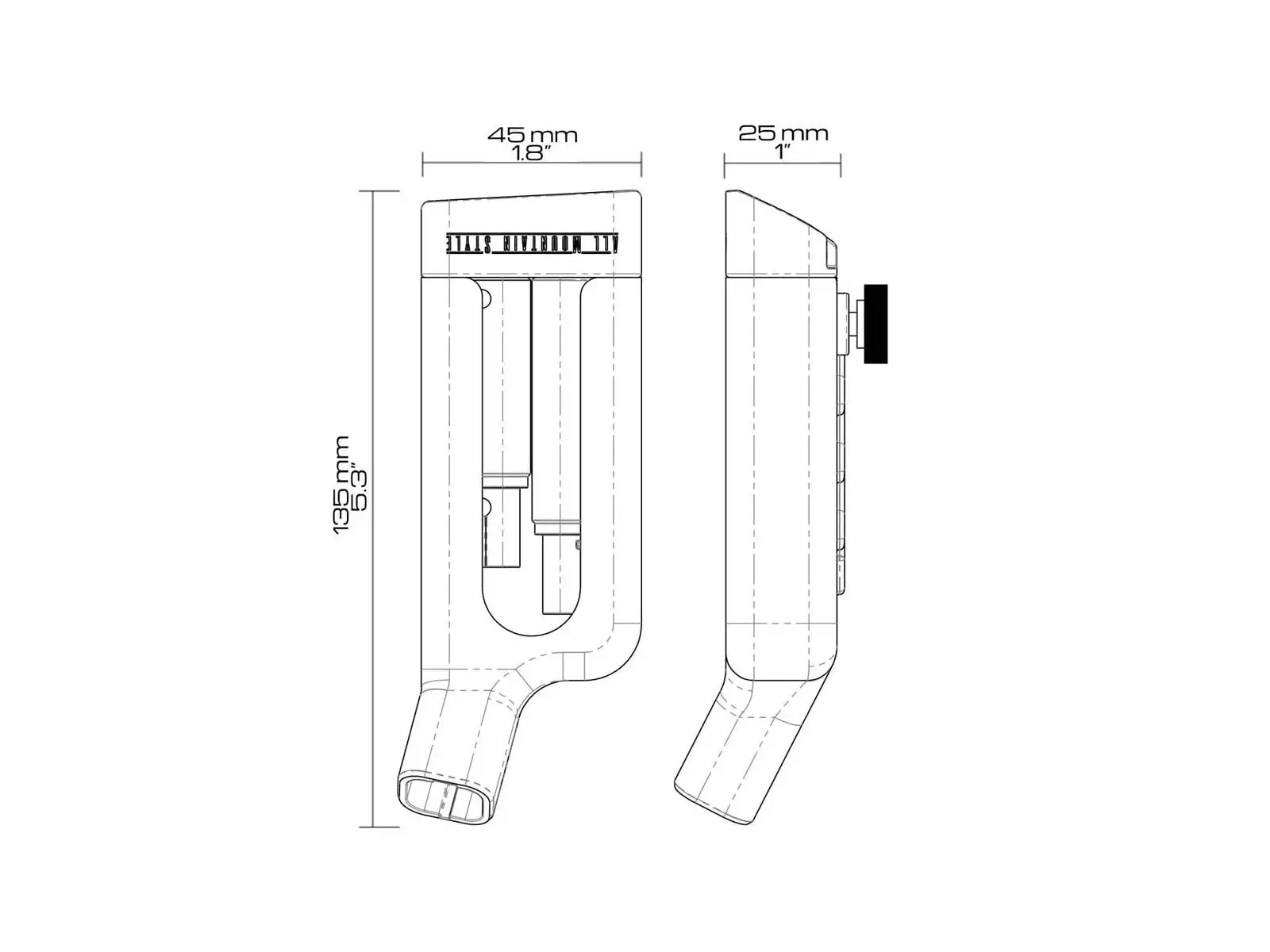 All Mountain Style Kickstand bike stand