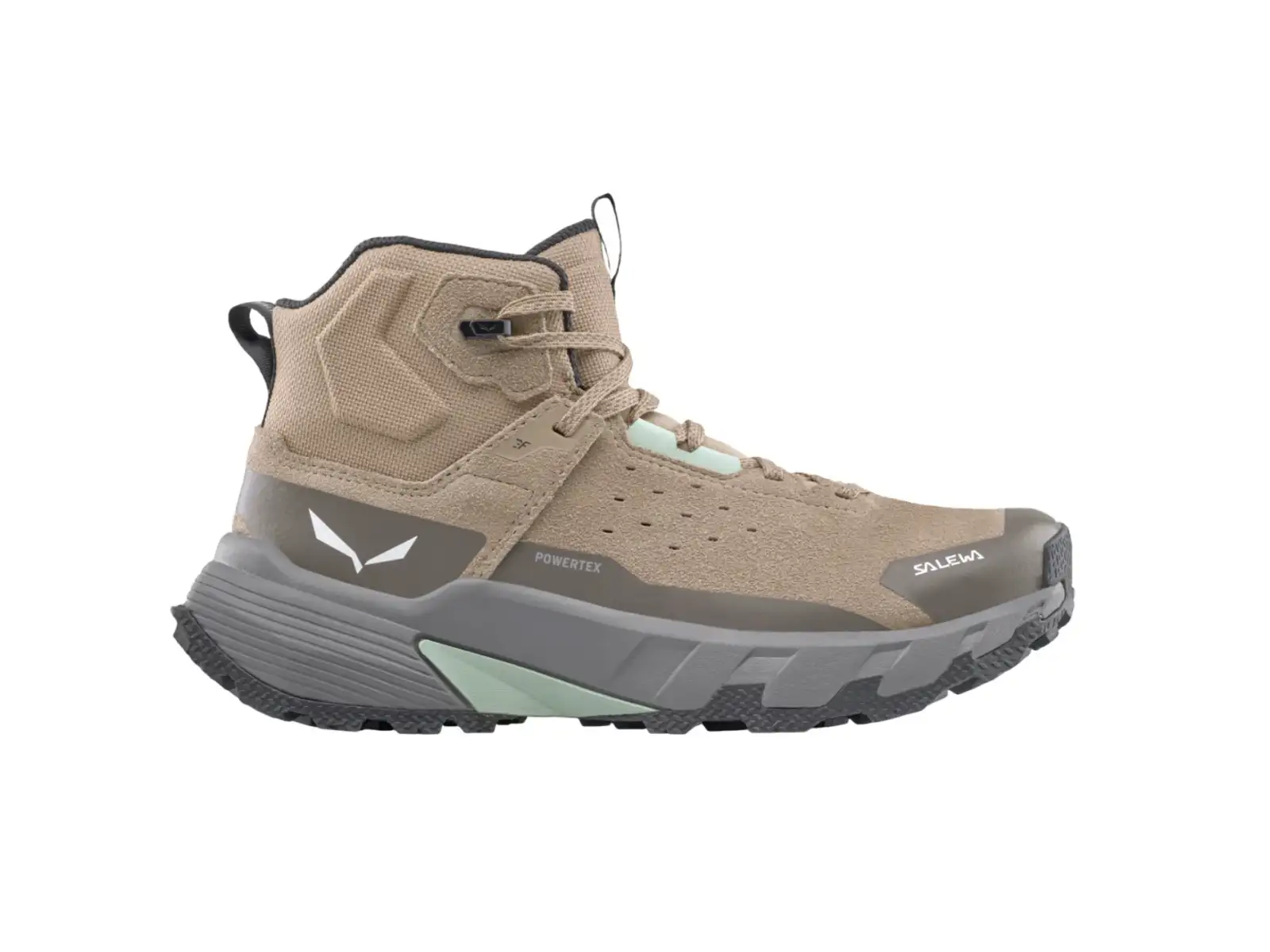 Salewa Pedroc 2 Leather Mid PTX women's shoes Quicksand/Bungee Cord