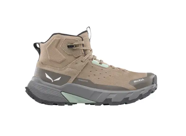 Salewa Pedroc 2 Leather Mid PTX women's shoes Quicksand/Bungee Cord