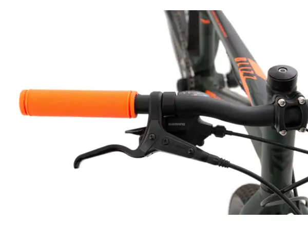 Rock Machine Blizz 24" HD children's mountain bike khaki/orange