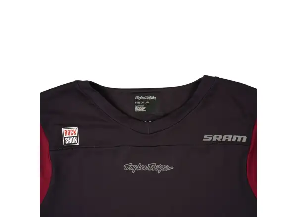 Troy Lee Designs x SRAM Skyline men's jersey short sleeve Radioscape Black/Berry