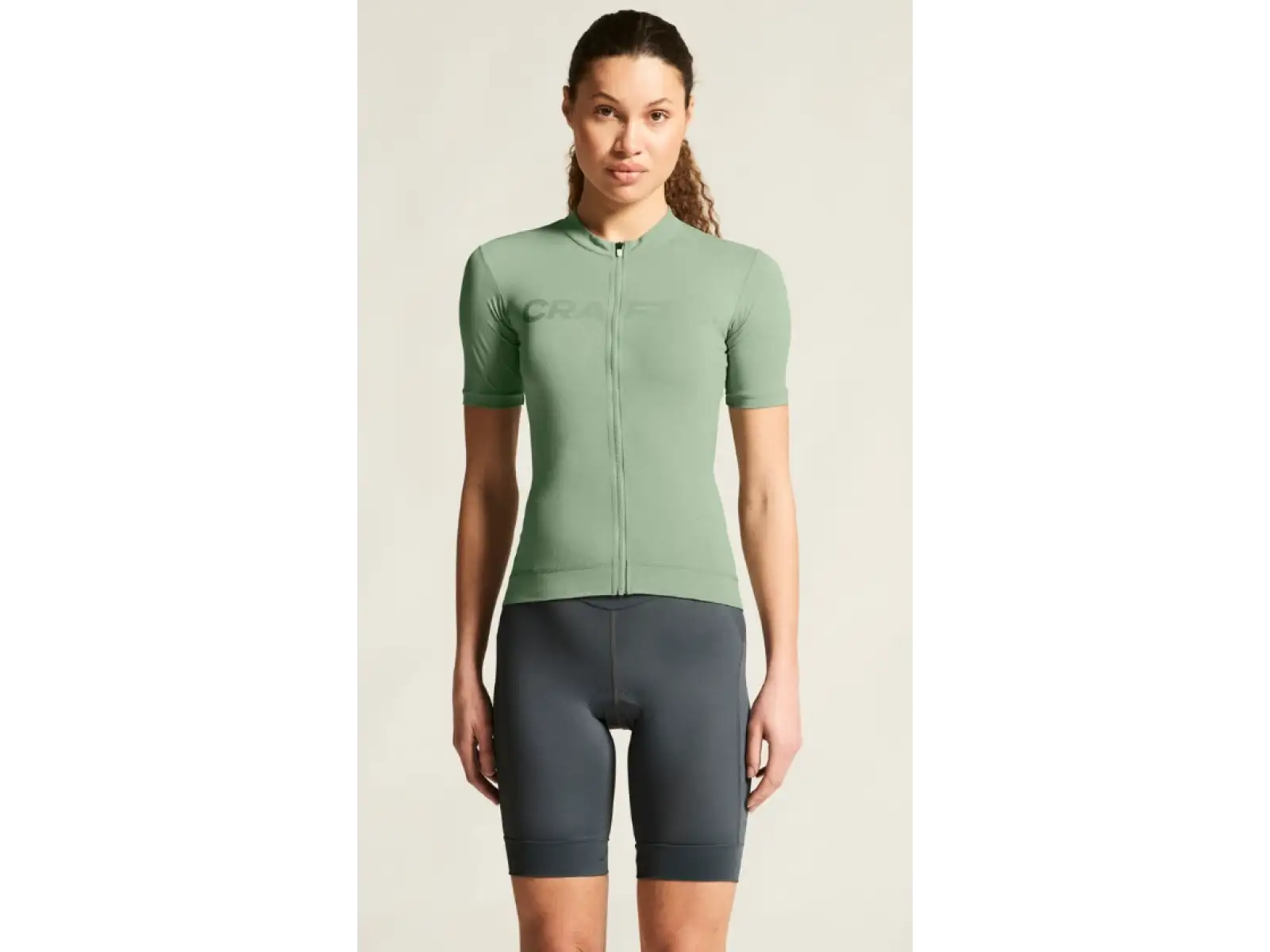 CRAFT Endur Logo women's cycling jersey green L