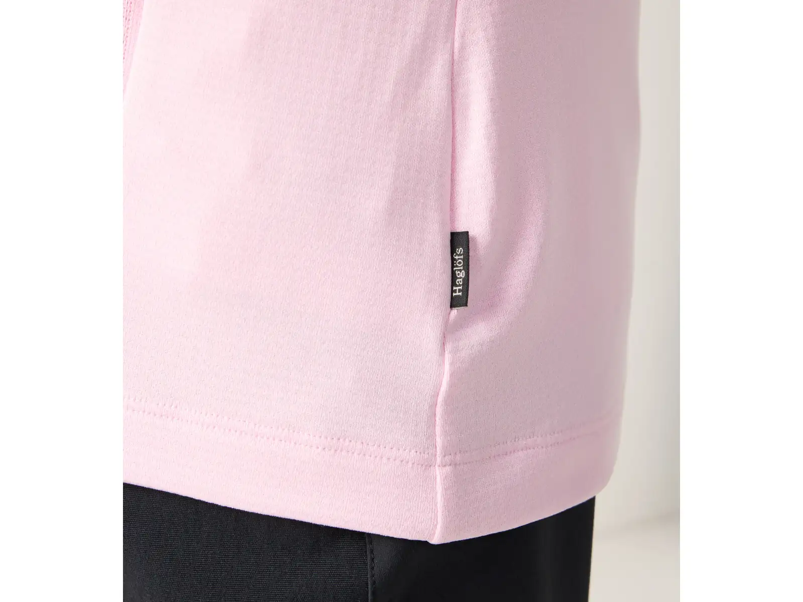 Haglöfs Korp Mid Hood women's sweatshirt Fresh Pink
