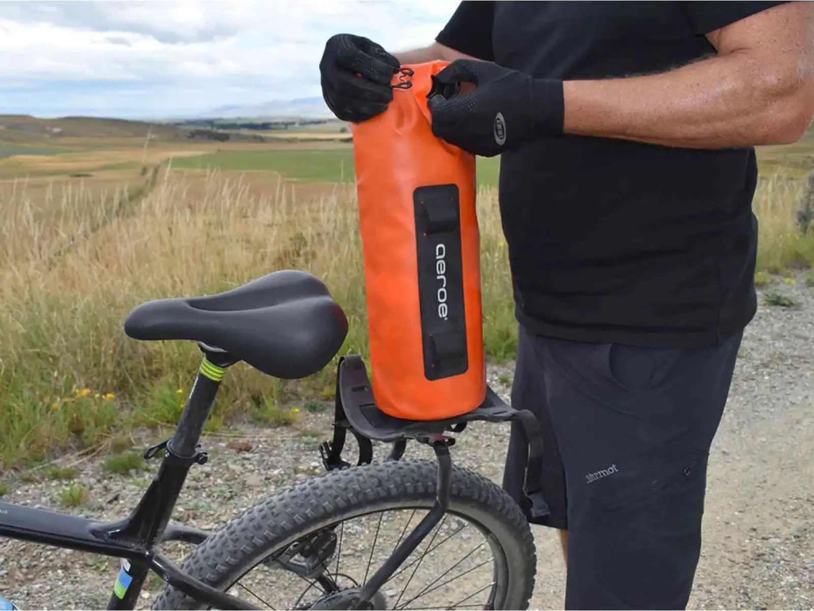 Aeroe Heavy Duty handlebar bag 8 l orange