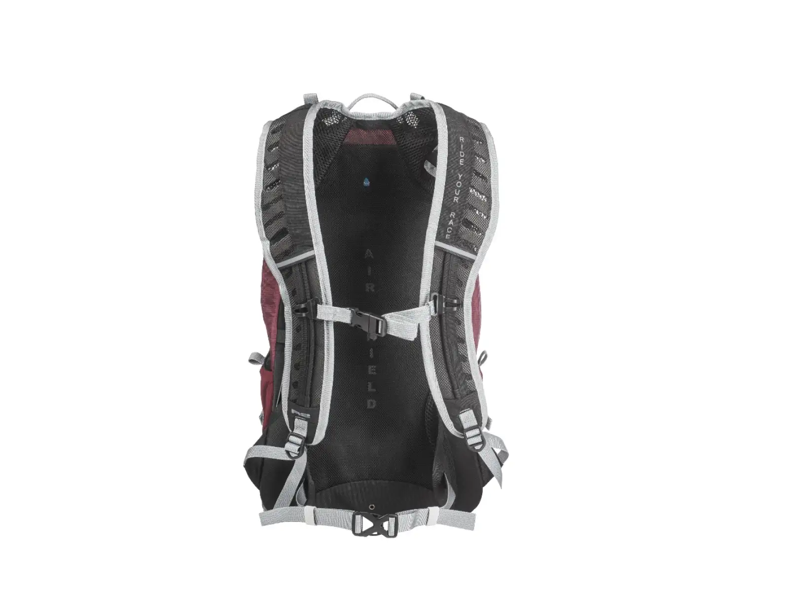 R2 Falcon backpack 12 l burgundy/grey