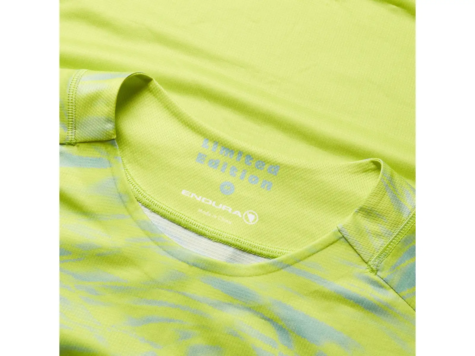 Endura LTD Marble Printed men's jersey long sleeve Lime Green