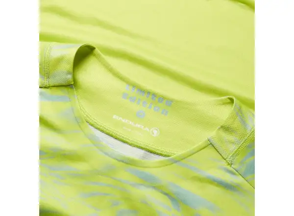 Endura LTD Marble Printed men's jersey long sleeve Lime Green