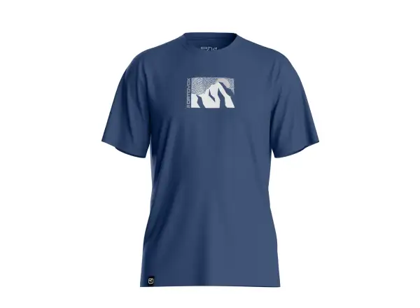 Ortovox 120 Cool Tec Mtn Sun men's T-shirt Blue Nunatak