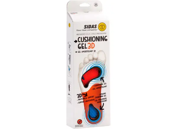 Sidas Cushioning Gel 3D insoles 1 pair