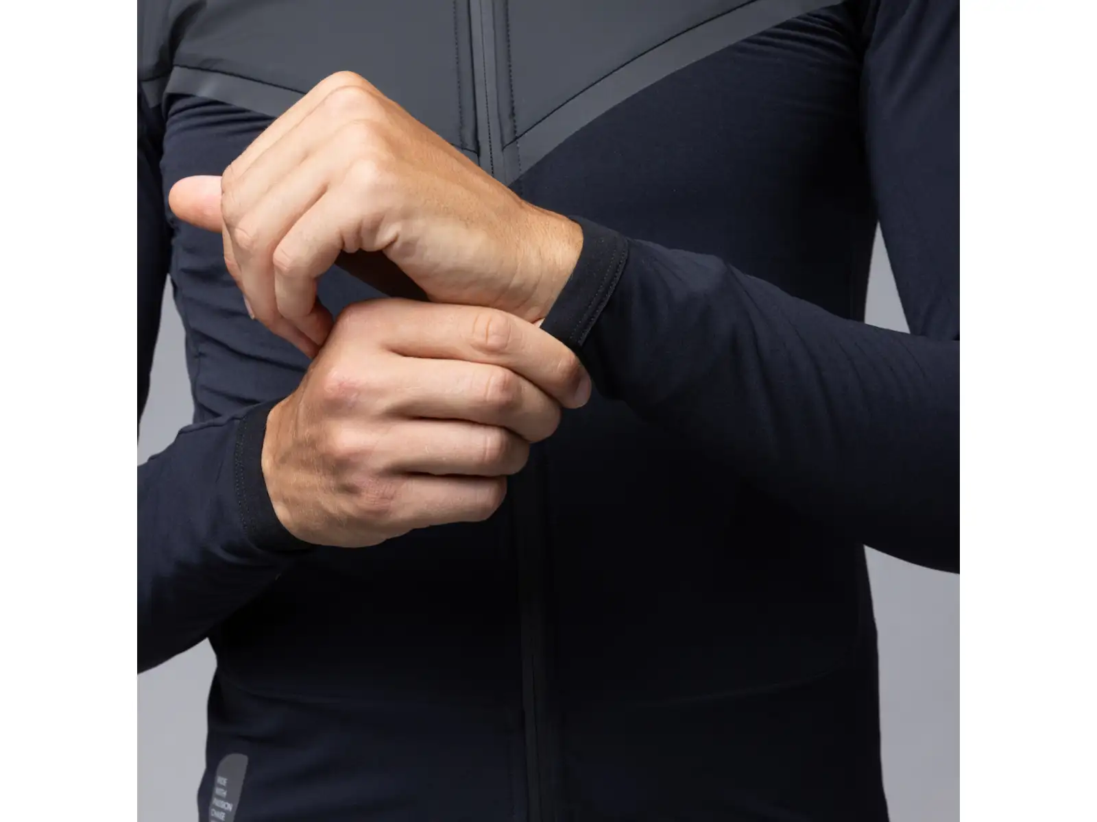 Alé R-EV1 Wool Speed men's winter cycling jacket Black