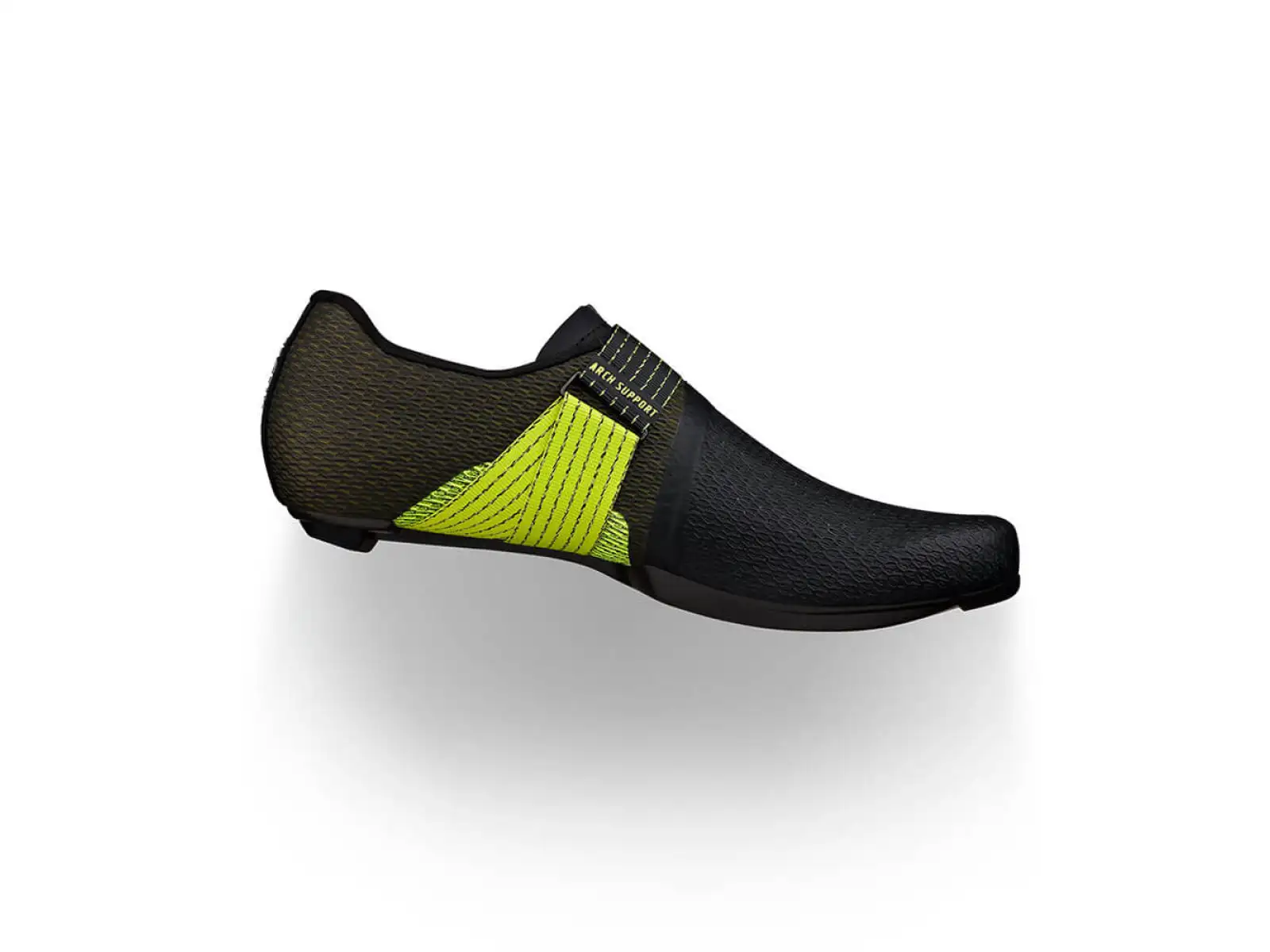 Fizik Vento Stabilita Carbon road men's cycling shoes Black/Yellow Fluo