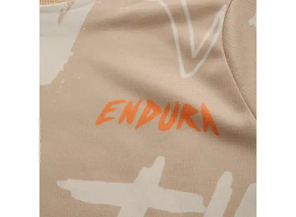 Endura SingleTrack Print Tee BSA women's jersey short sleeve Brown