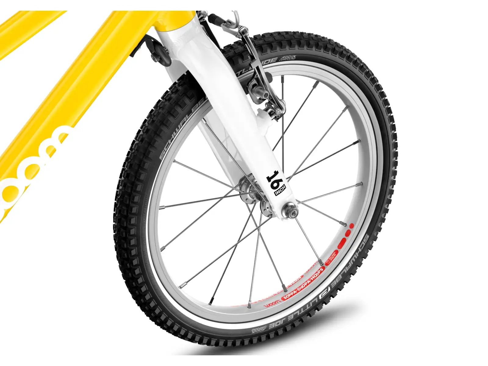 Woom GO 3 children's bike 16" Vibrant Yellow