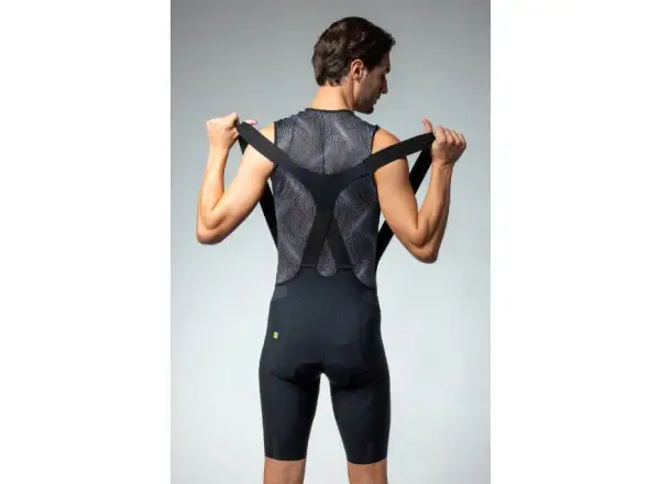 Alé R-EV1 Hammer 2.0 men's shorts with pad and braces Black
