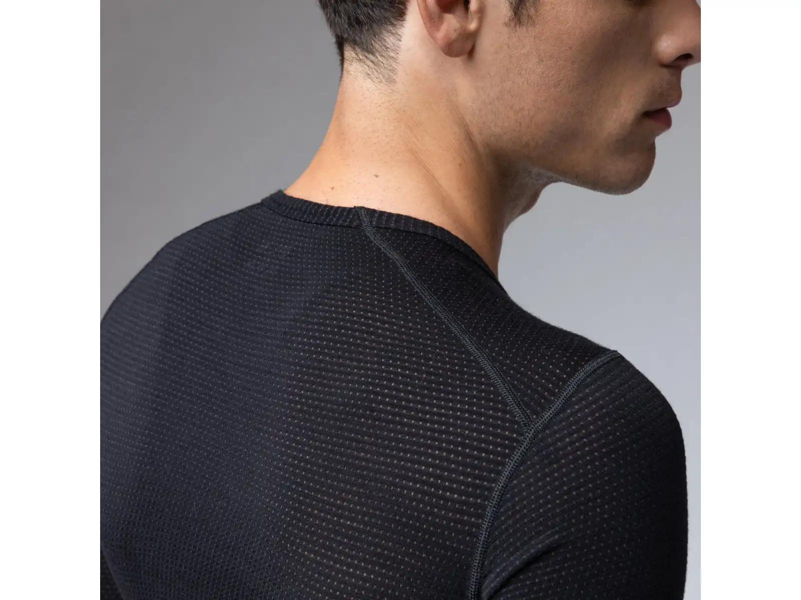 Alé Intimo Merino men's undershirt short sleeve Black