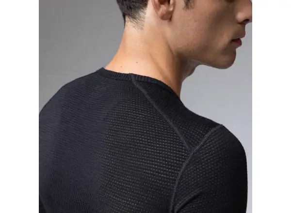 Alé Intimo Merino men's undershirt short sleeve Black
